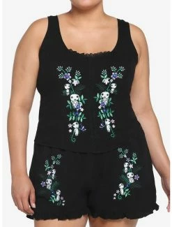 Best Sale 🔥 Her Universe Studio Ghibli Princess Mononoke Forest Spirit Embroidered Lace 👧 Girls Tank Top Plus Size ✨