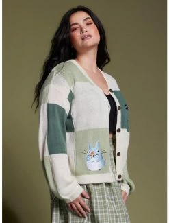 Hot Sale 💯 Her Universe Studio Ghibli My Neighbor Totoro Patchwork 👧 Girls Cardigan Plus Size 🌟 -Hot Sale Studio Ghibli Store 17398126 av3