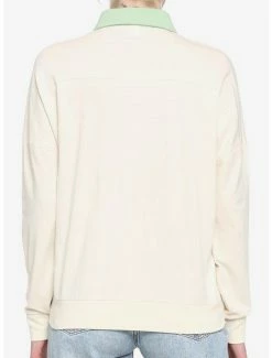 Coupon ✨ Her Universe Studio Ghibli My Neighbor Totoro Pastel Long-Sleeve 👧 Girls Polo 👕 Shirt 🧨 -Hot Sale Studio Ghibli Store 17398164 av2