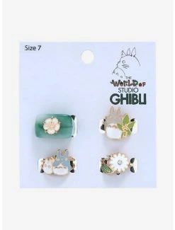 Best reviews of 👏 Her Universe Studio Ghibli My Neighbor Totoro Floral Ring Set 💯 -Hot Sale Studio Ghibli Store 17407706 av3