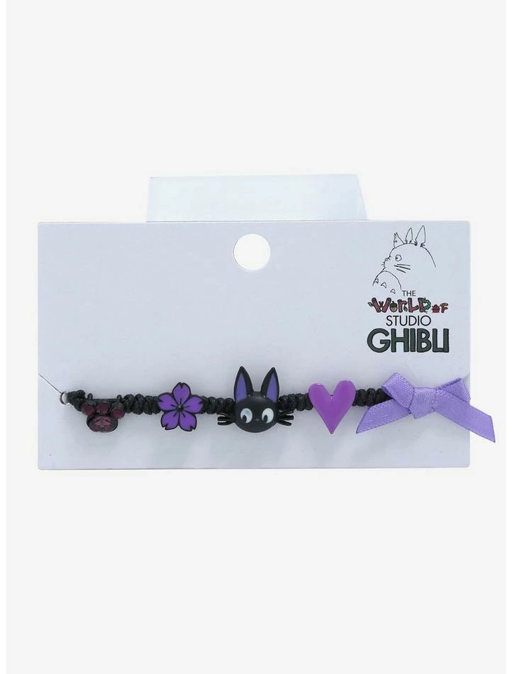 Buy 🎉 Her Universe Studio Ghibli Kiki's Delivery Service Jiji Purple Charm Cord Bracelet ⭐ 3 Buy 🎉 Her Universe Studio Ghibli Kiki's Delivery Service Jiji Purple Charm Cord Bracelet ⭐ - Image 3