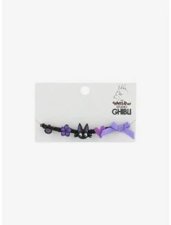 Buy 🎉 Her Universe Studio Ghibli Kiki's Delivery Service Jiji Purple Charm Cord Bracelet ⭐