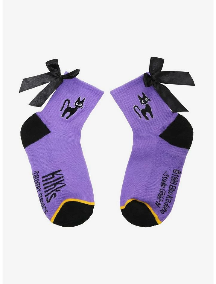 New 🎉 Studio Ghibli Kiki's Delivery Service Bow Ankle 🧦 Socks 😍 2 New 🎉 Studio Ghibli Kiki's Delivery Service Bow Ankle 🧦 Socks 😍 - Image 2