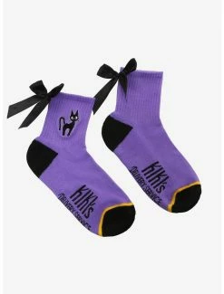 New 🎉 Studio Ghibli Kiki's Delivery Service Bow Ankle 🧦 Socks 😍