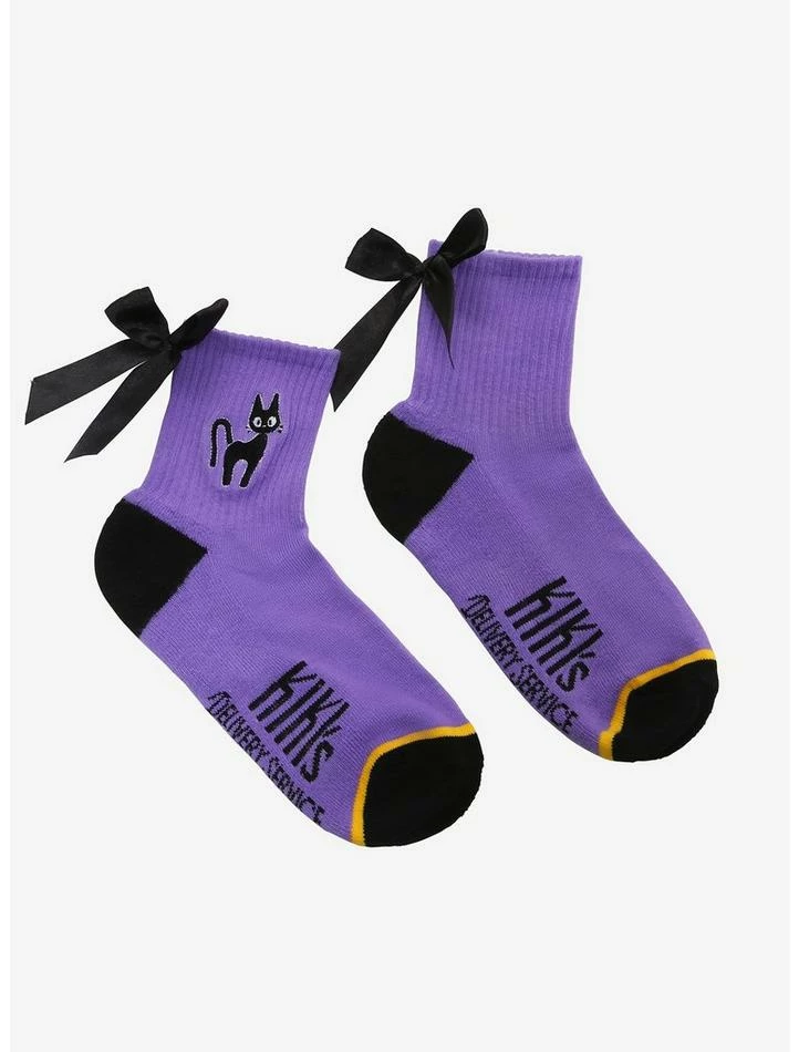 New 🎉 Studio Ghibli Kiki's Delivery Service Bow Ankle 🧦 Socks 😍 1 New 🎉 Studio Ghibli Kiki's Delivery Service Bow Ankle 🧦 Socks 😍