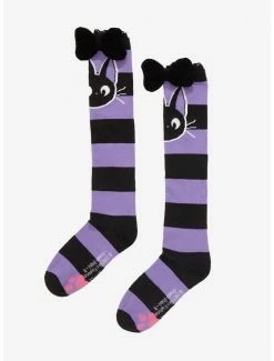 Best Pirce 💯 Studio Ghibli Kiki's Delivery Service Stripe Knee-High 🧦 Socks ❤️