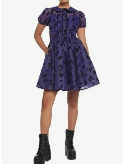 New 😉 Her Universe Studio Ghibli Kiki's Delivery Service Jiji Puffy Organza 👗 Dress 🤩 -Hot Sale Studio Ghibli Store 17550447 av2