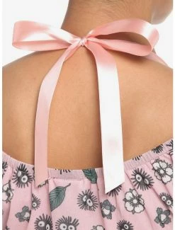 Promo 😀 Her Universe Studio Ghibli My Neighbor Totoro Soot Sprites Ruched Mesh 👧 Girls Top ⌛ -Hot Sale Studio Ghibli Store 17550606 av4