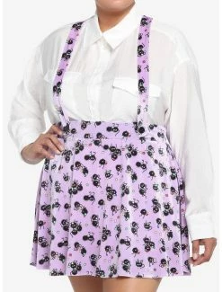 Outlet 🎉 Studio Ghibli Spirited Away Soot Sprites Velvet Suspender 👗 Skirt Plus Size 🧨
