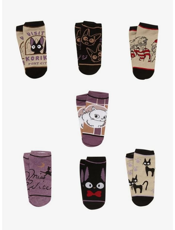 Discount ๐ Studio Ghibli Kiki's Delivery Service Ankle Sock Set 7 Pair โ๏ธ 2 Discount ๐ Studio Ghibli Kiki's Delivery Service Ankle Sock Set 7 Pair โ๏ธ - Image 2