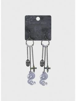 Brand new 💯 Studio Ghibli Spirited Away Lilac Drop Icon Earrings 🌟