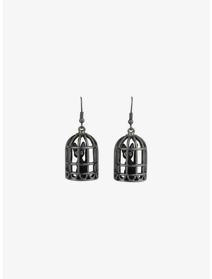 Outlet π Studio Ghibli Kiki's Delivery Service Jiji Cage Drop Earrings π₯° 2 Outlet π Studio Ghibli Kiki's Delivery Service Jiji Cage Drop Earrings π₯° - Image 2
