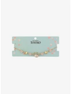 Cheapest 🤩 Studio Ghibli My Neighbor Totoro Sakura Butterfly Choker Necklace ⌛