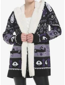 Coupon ๐ฏ Her Universe Studio Ghibli Spirited Away Fair Isle Sherpa ๐ง Girls Open Cardigan ๐