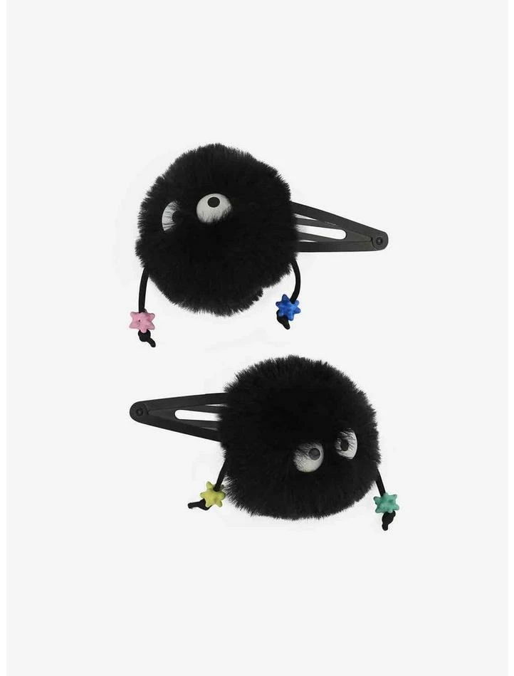 Flash Sale โจ Studio Ghibli Spirited Away Soot Sprite Fuzzy Hair Clip Set ๐งจ 2 Flash Sale โจ Studio Ghibli Spirited Away Soot Sprite Fuzzy Hair Clip Set ๐งจ - Image 2