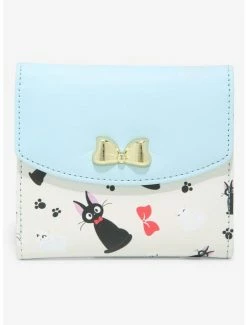 Coupon 🌟 Studio Ghibli Kiki's Delivery Service Jiji Bow Mini Wallet 🎉