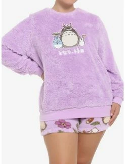 Top 10 🎉 Studio Ghibli My Neighbor Totoro Fuzzy 👧 Girls Lounge Set Plus Size 😍