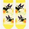 Discount 🎉 Studio Ghibli Kiki's Delivery Service Jiji Sunflower No-Show 🧦 Socks 👏