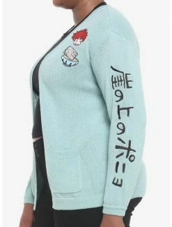 Brand new 💯 Studio Ghibli Ponyo Ramen & Ham 👧 Girls Open Cardigan Plus Size 😍 -Hot Sale Studio Ghibli Store 19711565 av3