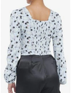 Coupon 🧨 Studio Ghibli Spirited Away Soot Sprites 👧 Girls Crop Woven Top ✨ -Hot Sale Studio Ghibli Store 19840712 av2