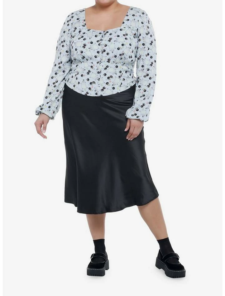 Brand new 🥰 Studio Ghibli Spirited Away Soot Sprites 👧 Girls Crop Woven Top Plus Size 💯 2 Brand new 🥰 Studio Ghibli Spirited Away Soot Sprites 👧 Girls Crop Woven Top Plus Size 💯 - Image 2