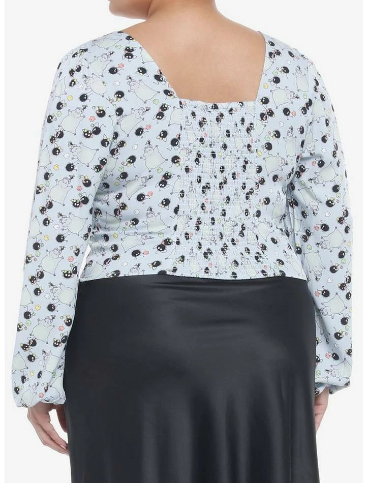 Brand new 🥰 Studio Ghibli Spirited Away Soot Sprites 👧 Girls Crop Woven Top Plus Size 💯 3 Brand new 🥰 Studio Ghibli Spirited Away Soot Sprites 👧 Girls Crop Woven Top Plus Size 💯 - Image 3