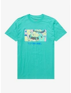 New 🤩 Studio Ghibli Spirited Away Chick Bath Boyfriend Fit 👧 Girls T-Shirt 🔥