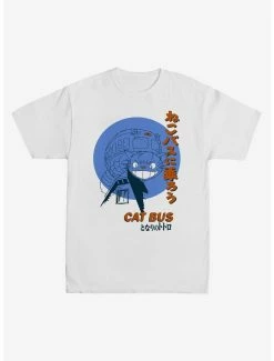 New 🔥 Studio Ghibli My Neighbor Totoro Cat Bus Tonal T-Shirt 😍
